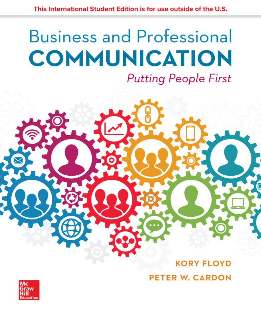 Business and Professional Communication: Putting People First