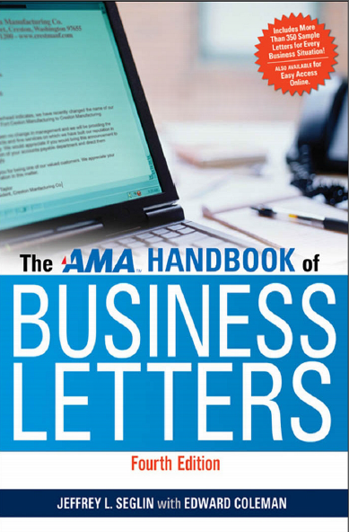 AMA Handbook of Business Letters