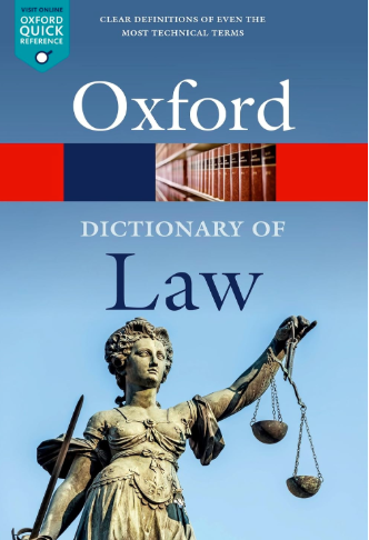 A Dictionary of Law