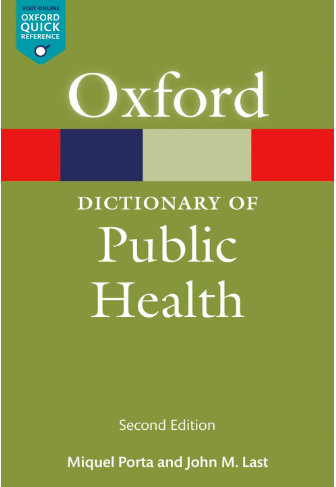A Dictionary of Public Health